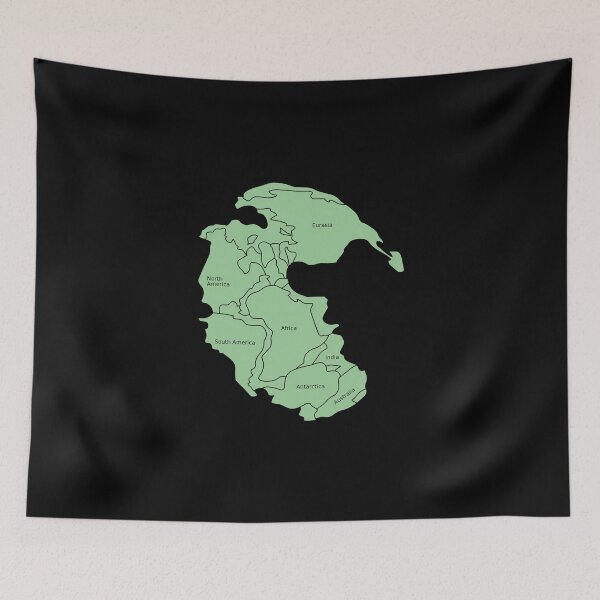 Item preview, Pangea Reunite Vintage 2023 Map designed and sold by Angees.