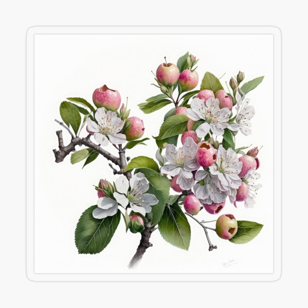 Details 207+ apple blossom sketch latest