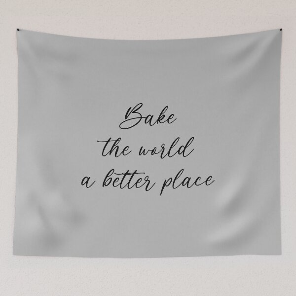 Item preview, Bake the World a Better Place, baking and Cooking lovers, Culinary Teacher Gift designed and sold by abdelhak2005.
