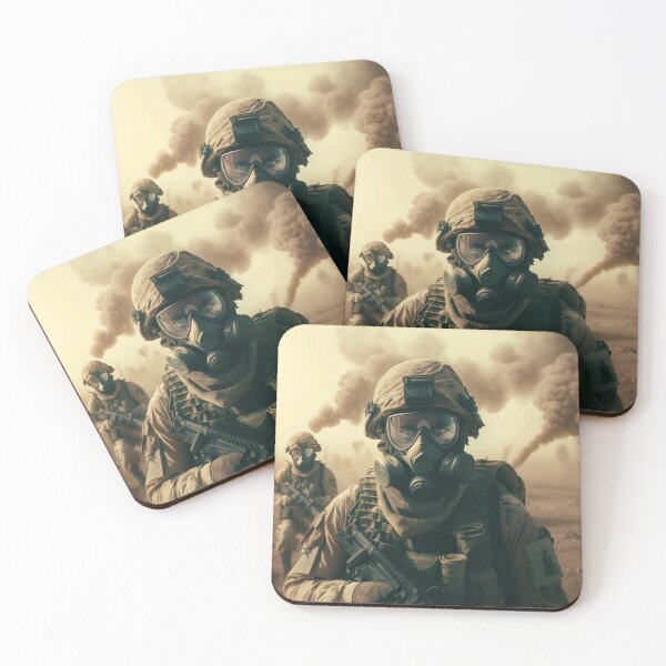 Item preview, Desert warfare soldier deployment  designed and sold by AiArtestry.