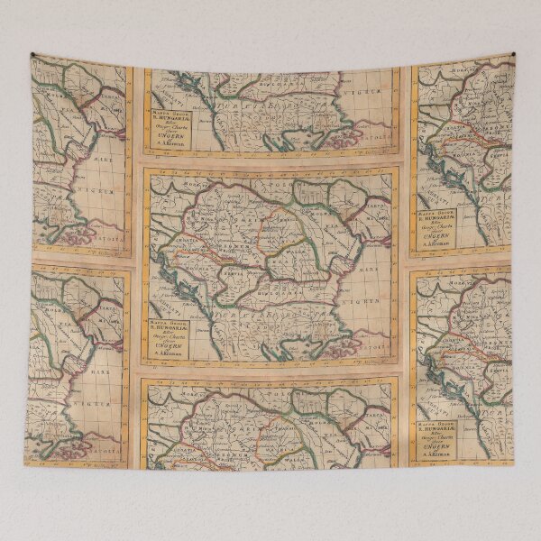 Item preview, Vintage Map of Hungary from 1768 designed and sold by depresident.