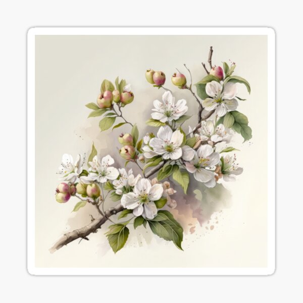 Item preview, Apple Blossoms  designed and sold by Vanover Designs.