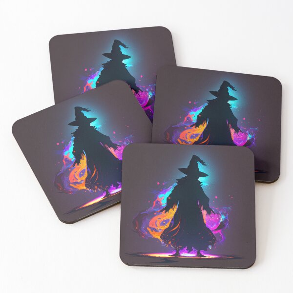 Item preview, Floating Spirit Wizard Magic Silhouette designed and sold by djozefo.