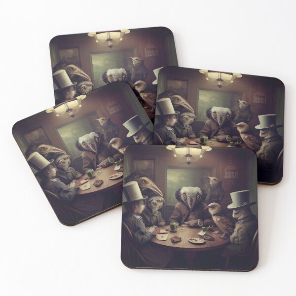 Item preview, The Odd Gathering Digital Painting designed and sold by CodeAndColors.