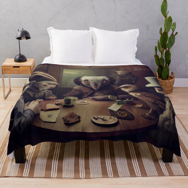 Item preview, The Odd Gathering Digital Painting designed and sold by CodeAndColors.