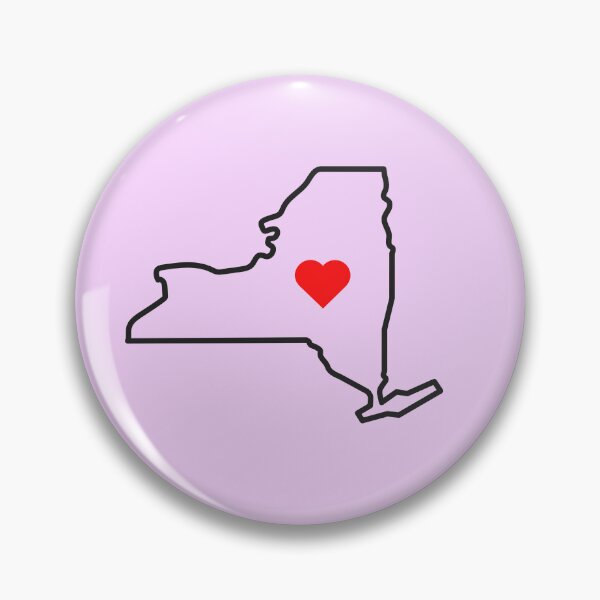 Item preview, State of New York Design | Simple State of New York Design with Heart designed and sold by Devon Case.