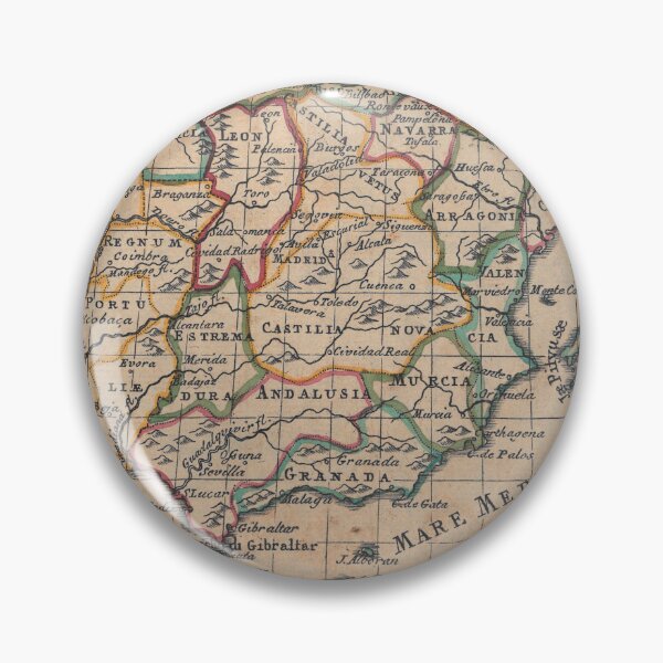 Item preview, Vintage Map of Spain from 1768 designed and sold by depresident.