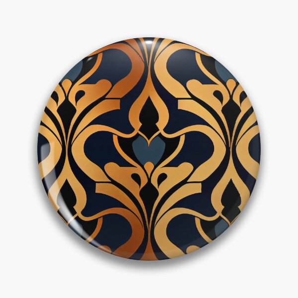 Artikelvorschau, Smooth Hollywood Regency Pattern Digital Painting entworfen und verkauft von CodeAndColors.