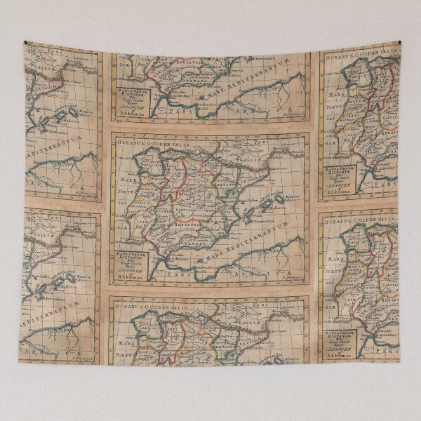 Item preview, Vintage Map of Spain from 1768 designed and sold by depresident.