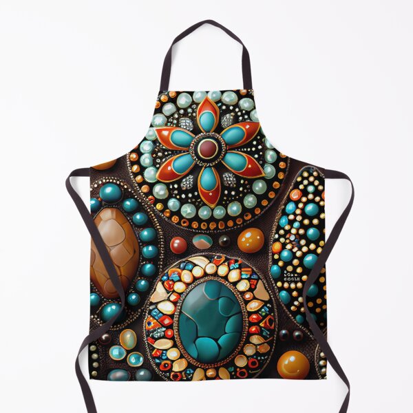 Artikelvorschau, Bejeweled Country Pattern Digital Painting entworfen und verkauft von CodeAndColors.