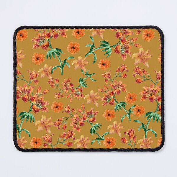 Item preview, Orange Floral Surface Pattern designed and sold by PBJArt.