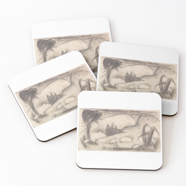Item preview,   Franz Marc Art Prints Abstrahierte exotische Landschaft   Franz Marc  designed and sold by TeeARTHY.
