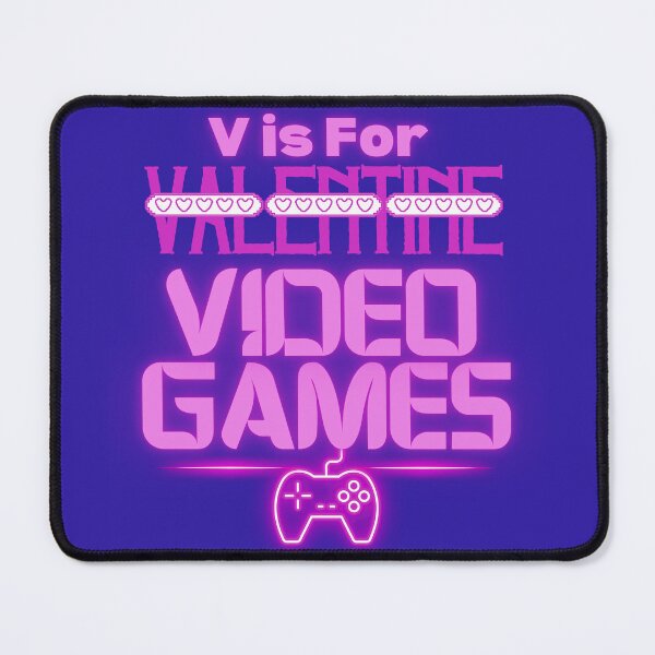 Item preview, valentines day boys kids son v is for video games gamer| Valentine gift for gamer girl designed and sold by droolingdreams.