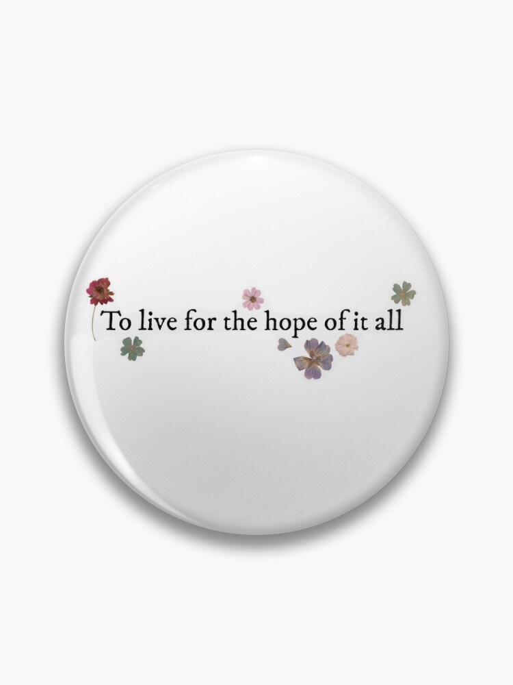 to live for the hope of it all august Taylor Swift folklore  Sticker for  Sale by maroonlilly