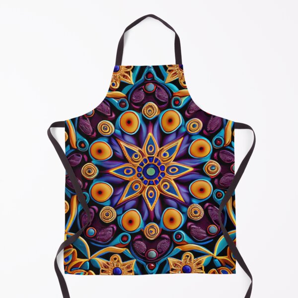 Artikelvorschau, Bejeweled New Mediterranean Pattern Digital Painting entworfen und verkauft von CodeAndColors.