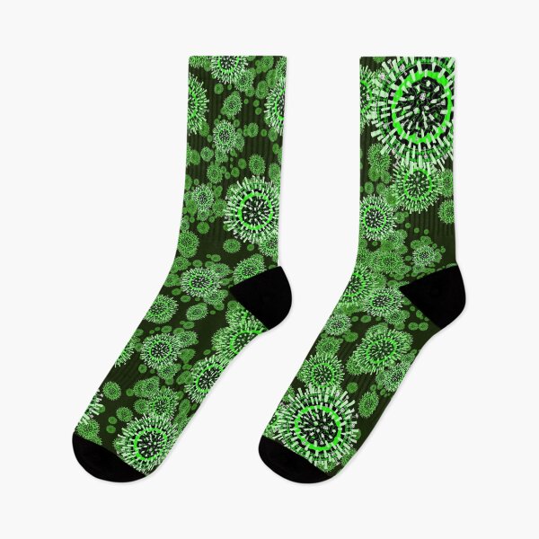 Item preview, Green Flu Pattern designed and sold by vividbiology.