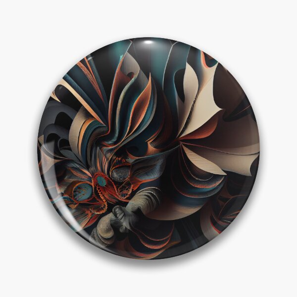 Artikelvorschau, Exotic Dark Surreal Contemporary Pattern Digital Painting entworfen und verkauft von CodeAndColors.