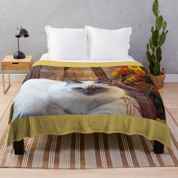 Item preview, Birman With Flowers - Your Birman Cat Loves You designed and sold by TechLaughs.