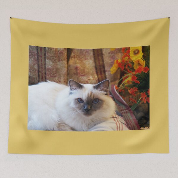 Item preview, Birman With Flowers - Your Birman Cat Loves You designed and sold by TechLaughs.