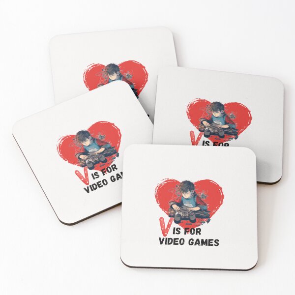 Item preview, Valentines Day Boys Kids Son V Is For Video Games Gamer designed and sold by Clouth Clothing  ⭐⭐⭐⭐⭐.