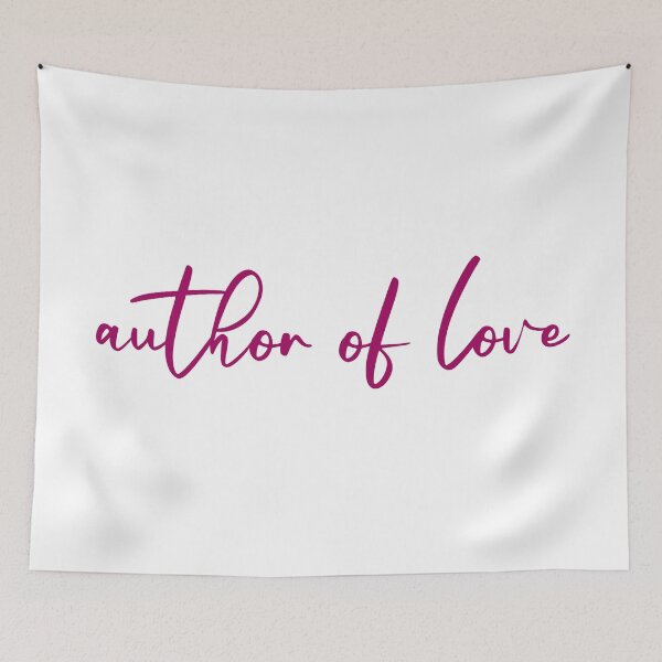 Item preview, author of love in deep magenta designed and sold by TeaRoseWriter.