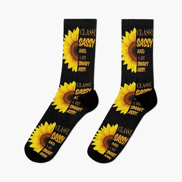Item preview, Classy Sassy And A Bit Smart Assy Sunflower Quote designed and sold by Teetans.