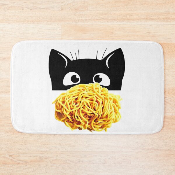 Item preview, The cat eats spaghetti funny designed and sold by mahnoudpro.