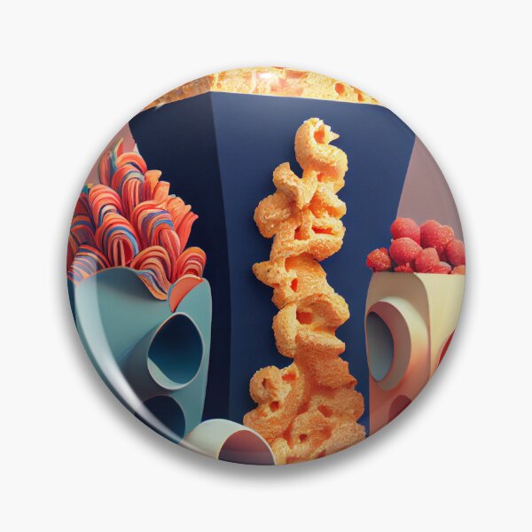 Artikelvorschau, Tissue Cereal and a Sculptural Dream Digital Painting entworfen und verkauft von CodeAndColors.