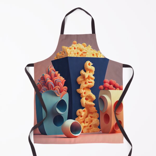 Aperçu de l'œuvre Tissue Cereal and a Sculptural Dream Digital Painting créée et vendue par CodeAndColors.