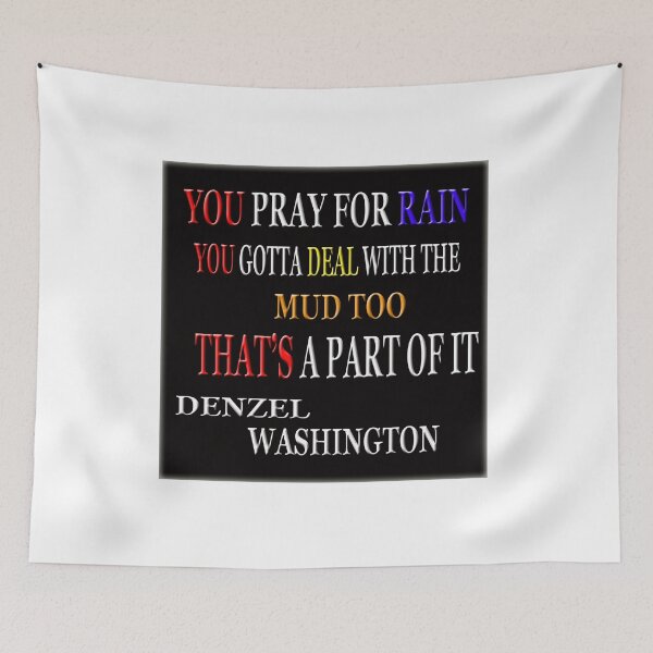 Item preview, Denzel Washington Quote designed and sold by Angelle55.