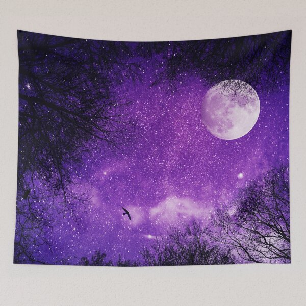 Item preview, Nightscape in Ultra Violet designed and sold by Dyrk Wyst Redbubble Shop.