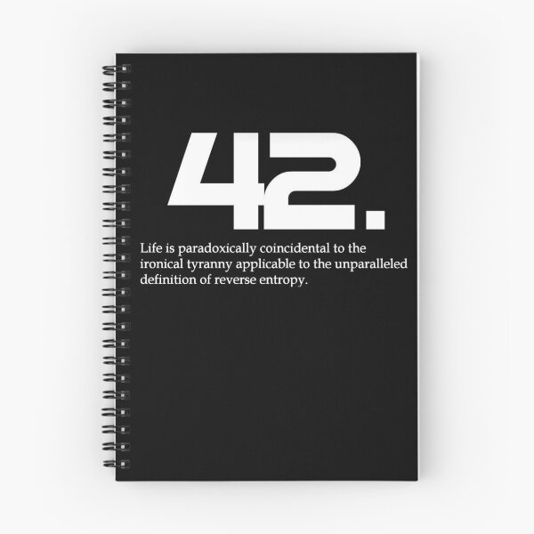 Item preview, The meaning of life is 42 - Hitchhiker's Guide to the Galaxy designed and sold by Travis McGee.