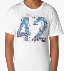 Life, The Universe, and Everything- Hitchhiker's Guide to the Galaxy Long T-Shirt
