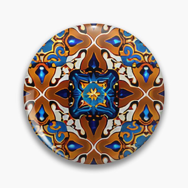Artikelvorschau, Bejeweled New Mediterranean Pattern Digital Painting entworfen und verkauft von CodeAndColors.