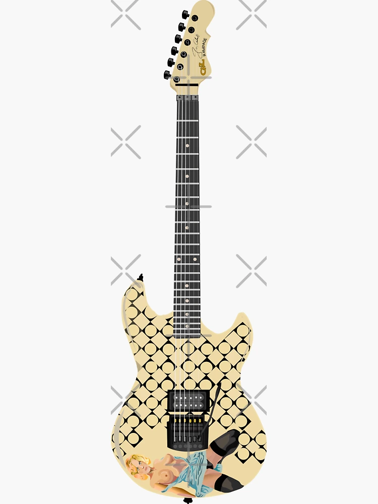 Guitar Jerry Cantrell" Sticker for Sale by declantransam | Redbubble