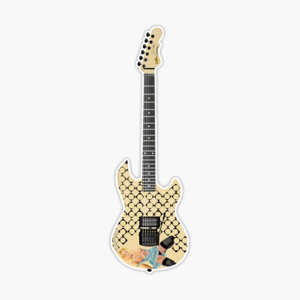 Guitar Jerry Cantrell" Sticker for Sale by declantransam | Redbubble