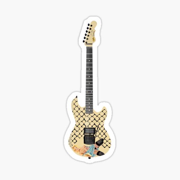 Guitar Jerry Cantrell Sticker