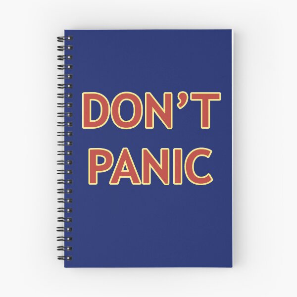 Item preview, Don't Panic - Hitchhiker's Guide to the Galaxy designed and sold by Travis McGee.