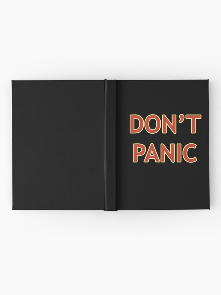Alternate view of Don't Panic - Hitchhiker's Guide to the Galaxy Hardcover Journal