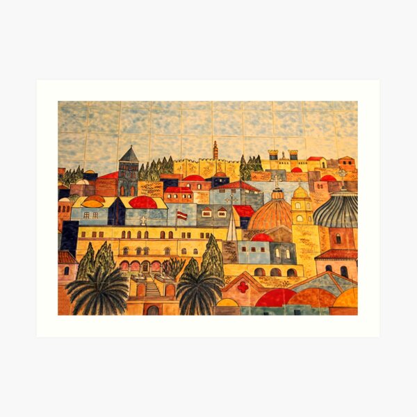 Jerusalem Tiles Art Print