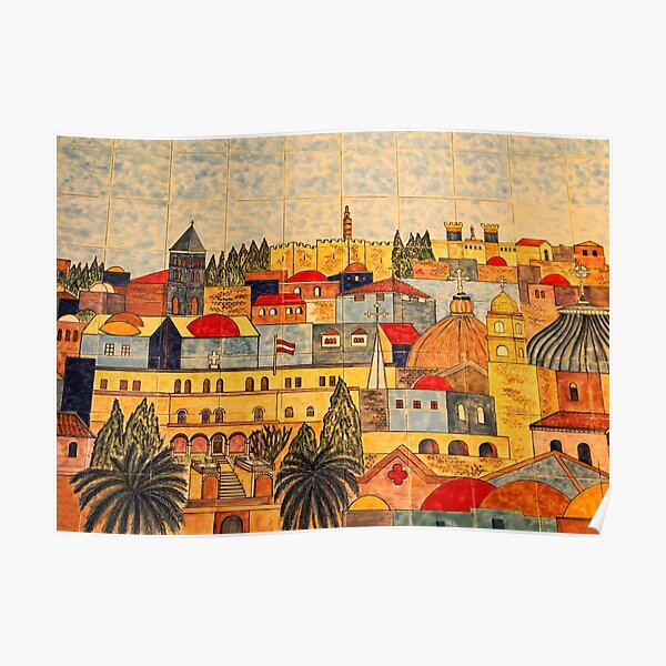 Jerusalem Posters Redbubble