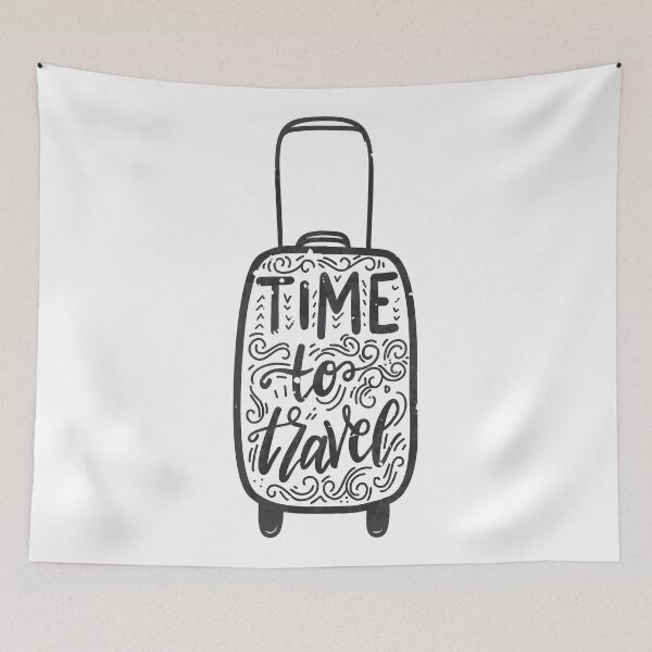 Item preview, Time to Travel Wanderlust Travel designed and sold by Magnetic Pajama.