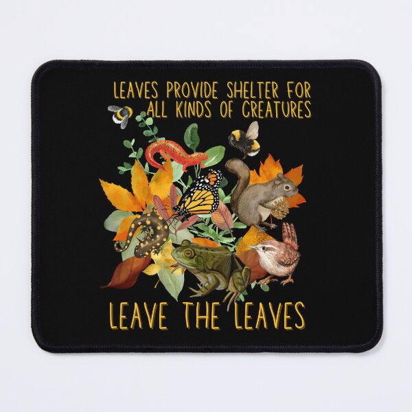 Item preview, Leaves Provide Shelter For All Kinds Of Creatures Colorful Design designed and sold by EarthArtDesigns.