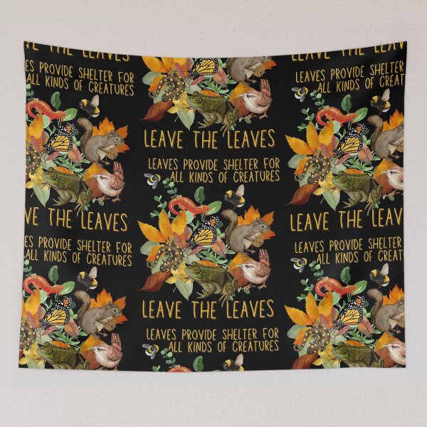 Item preview, Leaves Provide Shelter For All Kinds Of Creatures Colorful Design designed and sold by EarthArtDesigns.
