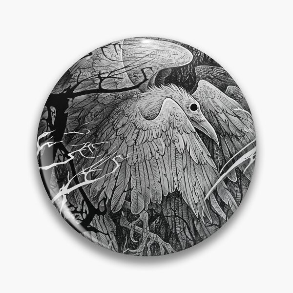 Item preview, White raven with wings of destiny designed and sold by Alaiaorax.