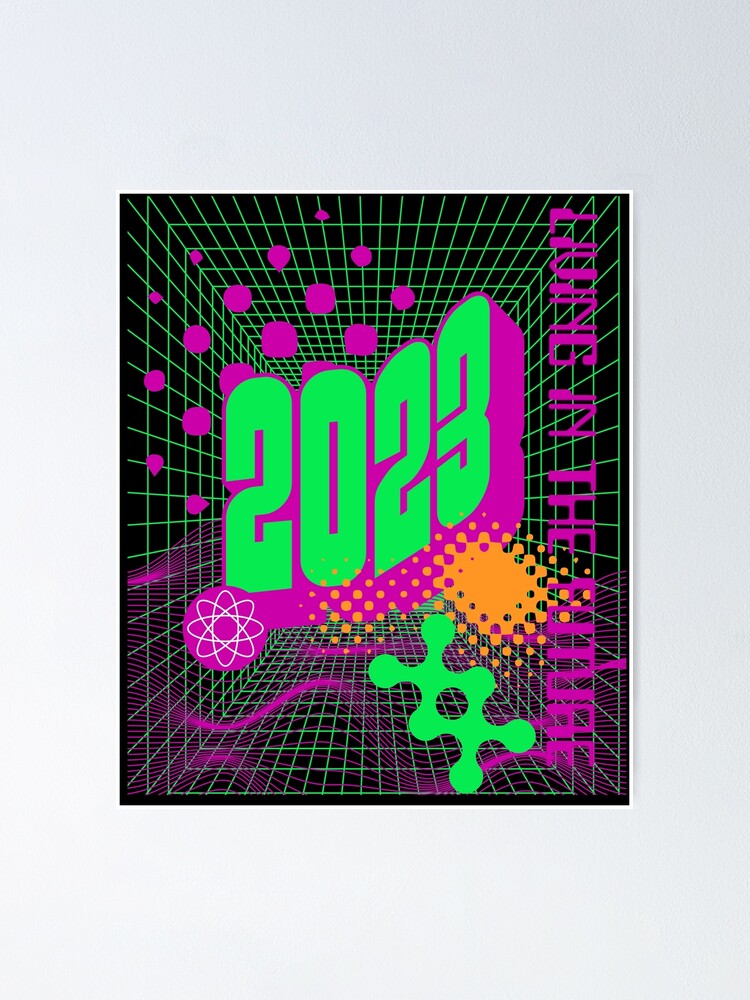 Y2K Aesthetic Institute Graphic design posters, Graphic poster