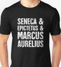 Famous Stoics | Stoicism Design Slim Fit T-Shirt