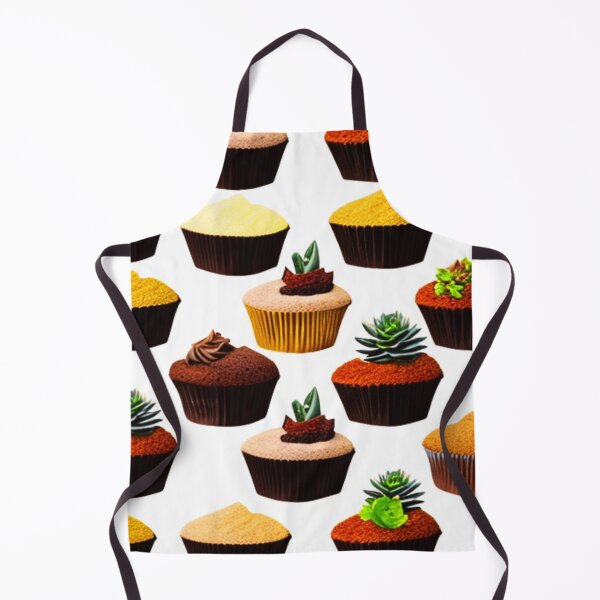 Item preview, Cactus cupcakes pattern designed and sold by Woodchucky.