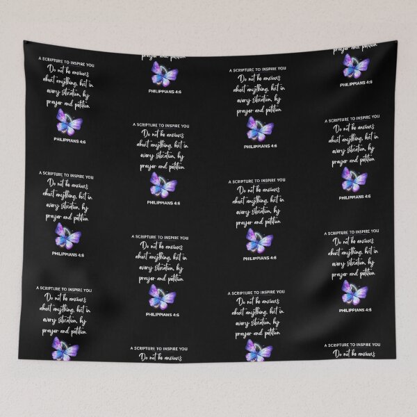 Item preview, philippians 4 6, christian bible scripture quotes, bible verse quotes, designed and sold by DareDreams.