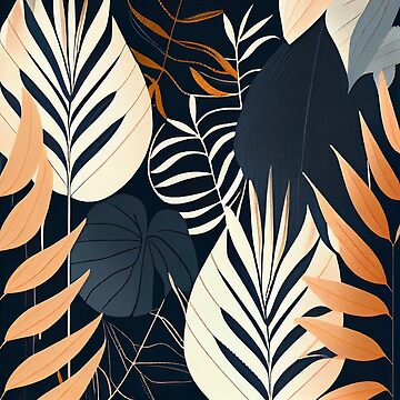 Vorschaubild zum Design Exotic Minimal Drawn Elegant Scandinavian Pattern Digital Painting von CodeAndColors